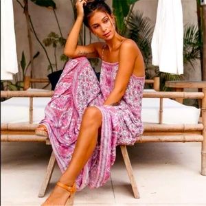 spell jasmine flutter sleeve maxi